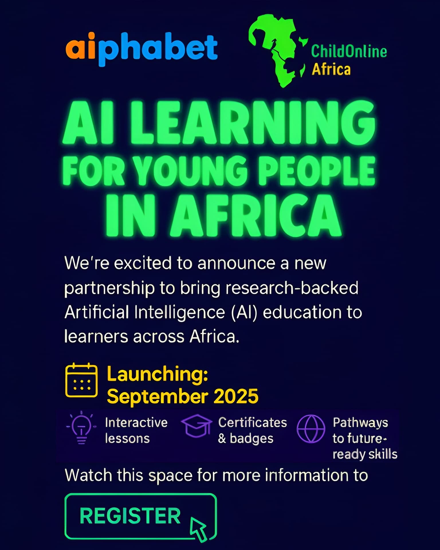 Aiphabet and Child Online Africa Launch AI Literacy Initiative on International Literacy Day 2025